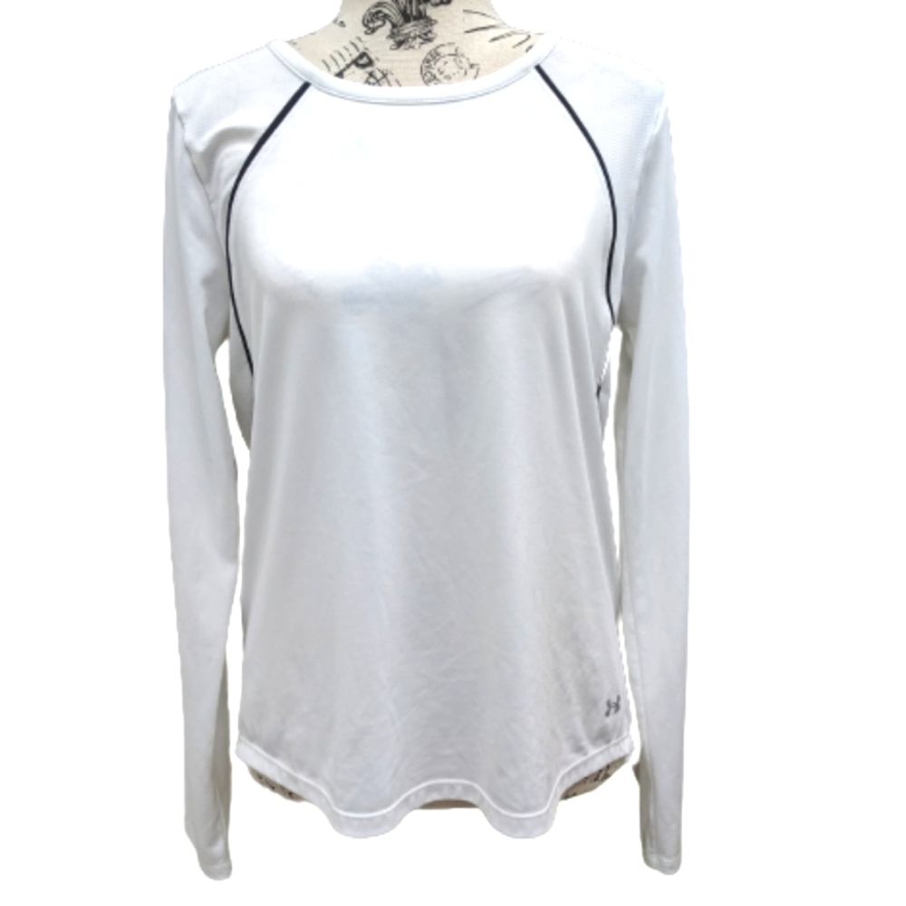 Under Armour UA Heatgear Women's Loose Fit Long Sleeve Shirt size S - Picture 2 of 11